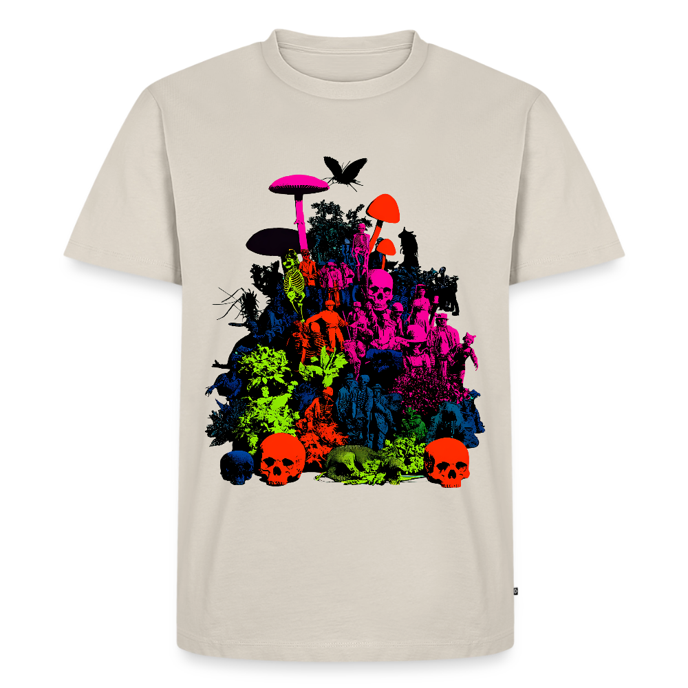 Neon Oddities – Männer Premium T-Shirt - Beige