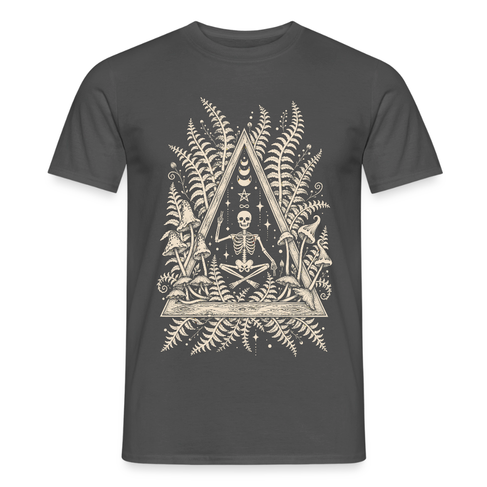Mystic Fern – Männer T-Shirt - Anthrazit