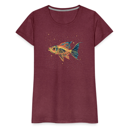 Bunter Meeres Fisch - Frauen Premium T-Shirt - by Artful Alchemist