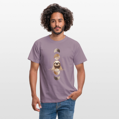 Lunar Sloth – Spirituelles Faultier - Männer T-Shirt - by Artful Alchemist