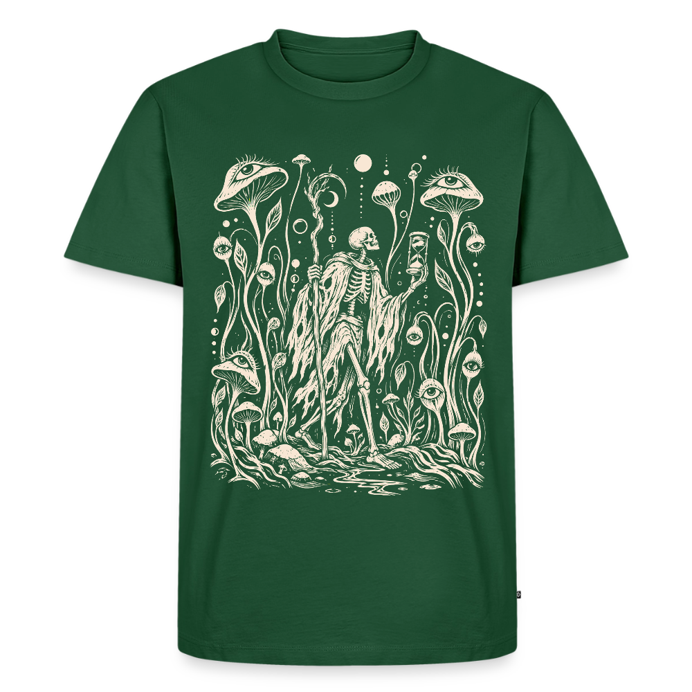 Forest Wanderer – Männer Premium T-Shirt - Flaschengrün