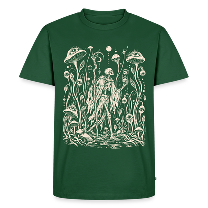 Forest Wanderer – Männer Premium T-Shirt - Flaschengrün