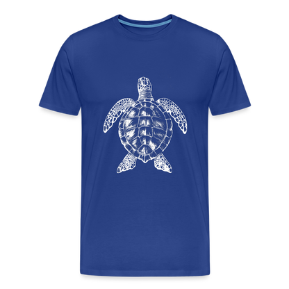 Meeresschildkröte - Monochrom - Männer Premium T-Shirt - by Artful Alchemist