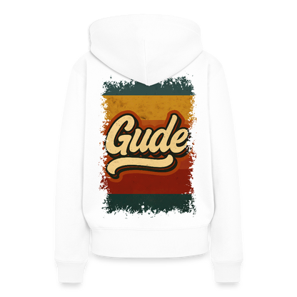 „Gude“ – Retro Look aus Hessen - Frauen Premium Bio Hoodie - by Artful Alchemist