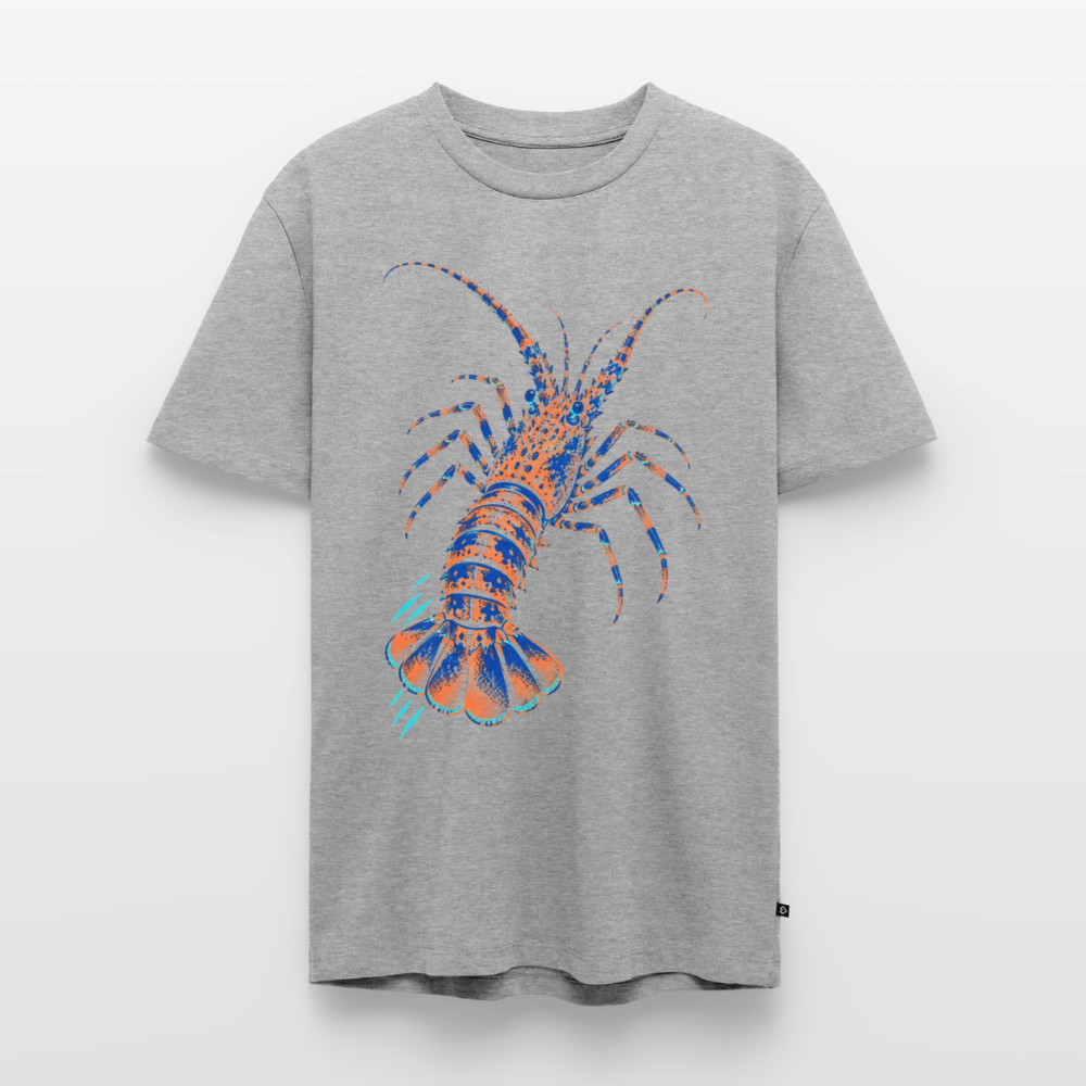 Lobster Ink – Männer Premium T-Shirt - Grau meliert