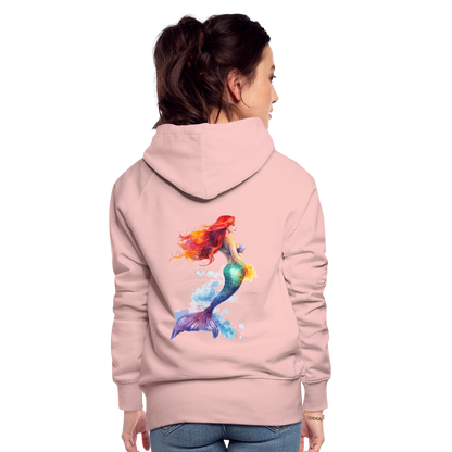 Meerjungfrau als Aquarelle - Frauen Premium Hoodie - by Artful Alchemist