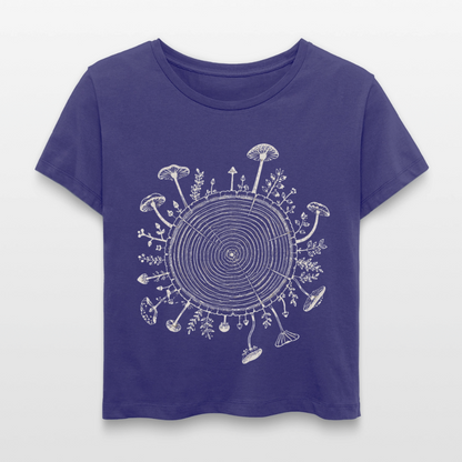 Baumringe & Pilze - Stanley/Stella Relaxed Rundhals Frauen Bio-T-Shirt SERENA - by Artful Alchemist