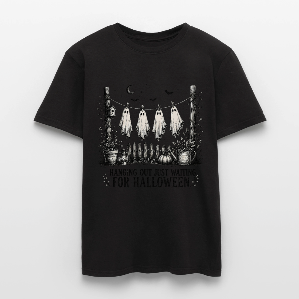 Hanging Out Just Waiting For Halloween - Männer T-Shirt - Schwarz