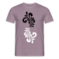 Bembel Ornamente schwarz/weiß - Männer Shirt - Lilagrau 