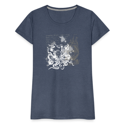 Vintage Steampunk Oktopus Motiv - Frauen Premium T-Shirts - by Artful Alchemist
