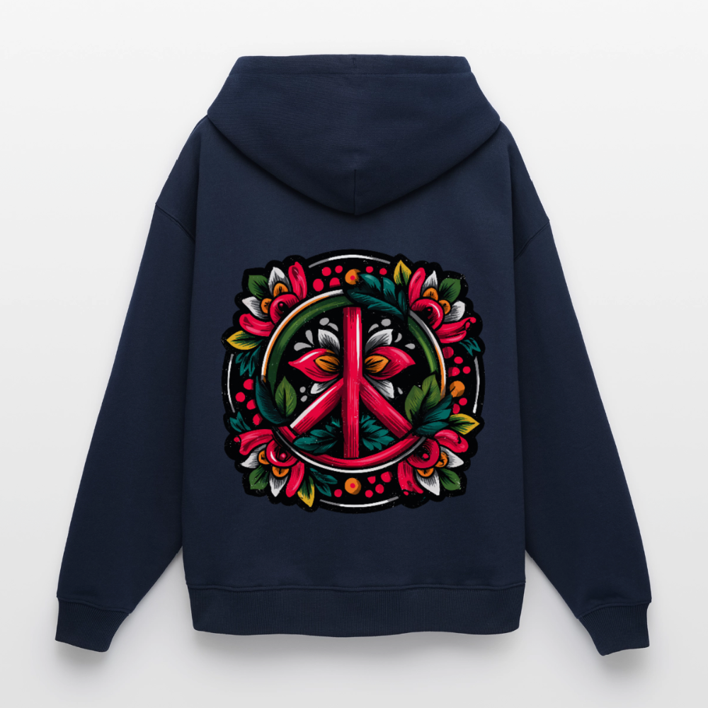 Colorful Harmony – Peace Sticker Art - Oversized Unisex Hoodie von Stanley/Stella - by Artful Alchemist