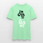 Bembel Ornamente schwarz/weiß - Männer Shirt - Mintgrün
