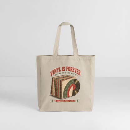Vinyl Is Forever - Midweight recycelter Stoffbeutel von Stanley/Stella - by Artful Alchemist