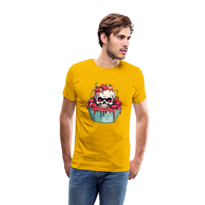 Gruseliges Horror Kirschtörtchen - Happy Halloween - Männer Premium T-Shirt - by Artful Alchemist