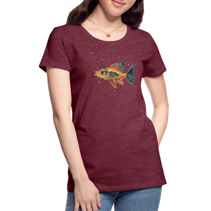 Bunter Meeres Fisch - Frauen Premium T-Shirt - by Artful Alchemist