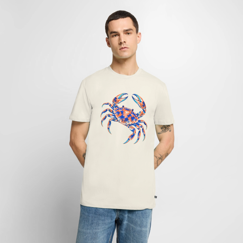 Crab Ink – Männer Premium T-Shirt - Naturweiß