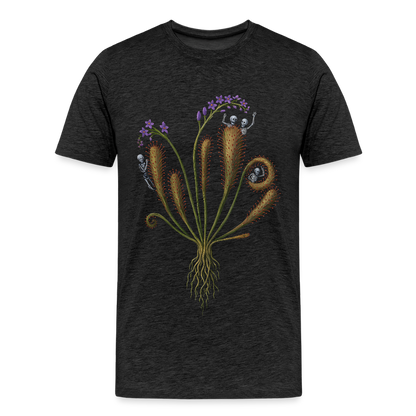 Flora Mortis - Sonnentau Pflanze mit Skeletten - Männer Premium T-Shirt - by Artful Alchemist