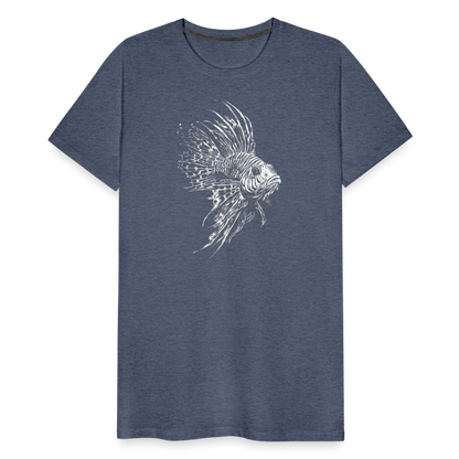 Rotfeuerfisch - Monochrom - Männer Premium T-Shirt - by Artful Alchemist