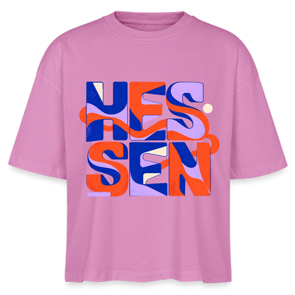 Hessen Color – Frauen Boxy Bio-T-Shirt Nova - Pink