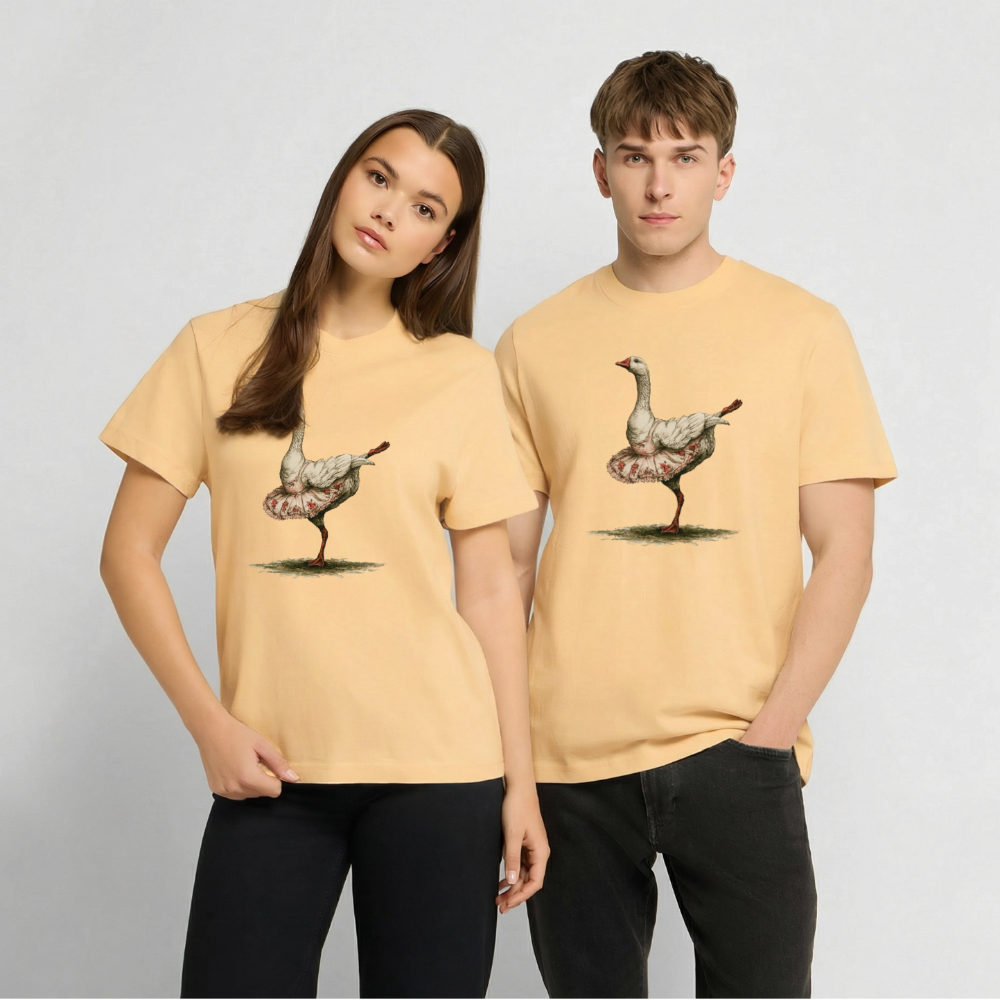 Gänseballerina - RELAXED FIT Unisex Organic T-Shirt - by Artful Alchemist