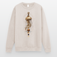 Mystische Qualle mit Mondphasen – Boho Ocean Design - Unisex Pullover - Sand