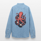 Vinyl Octopus – Denim Edition - Stanley/Stella Denim Hemd - verwaschenes Hellblau