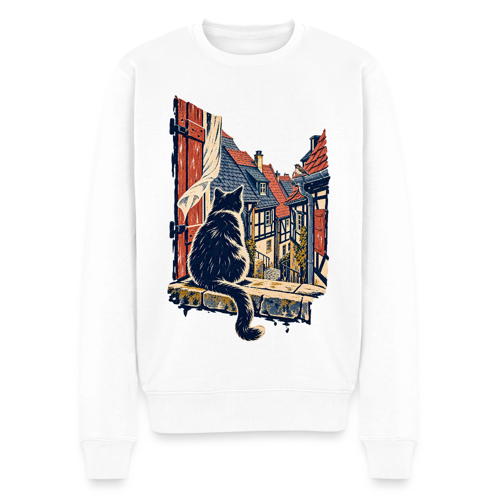 Altstadt-Katze – Männer Premium Pullover - by Artful Alchemist