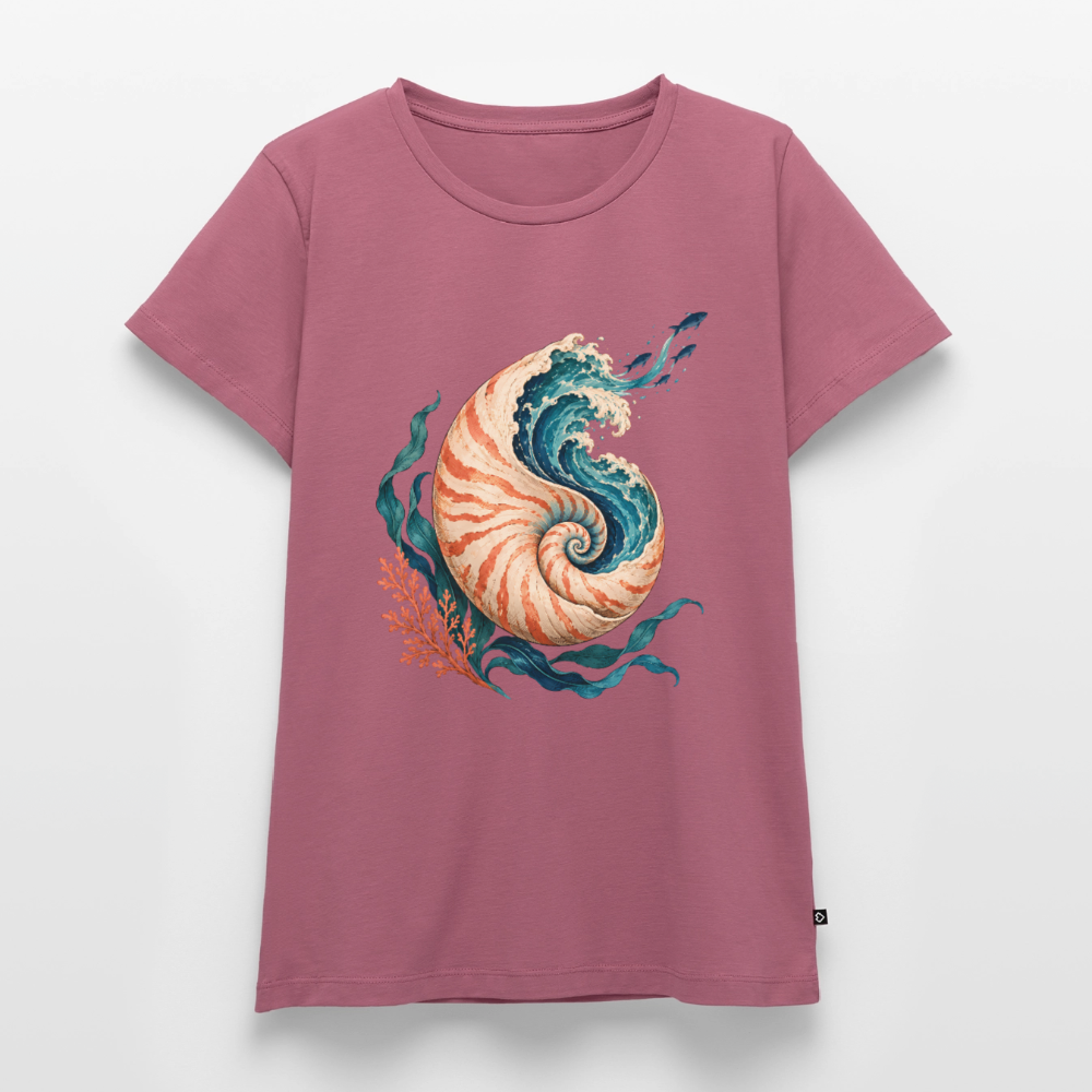 Nautilus Wave – Frauen Premium T-Shirt - Mauve
