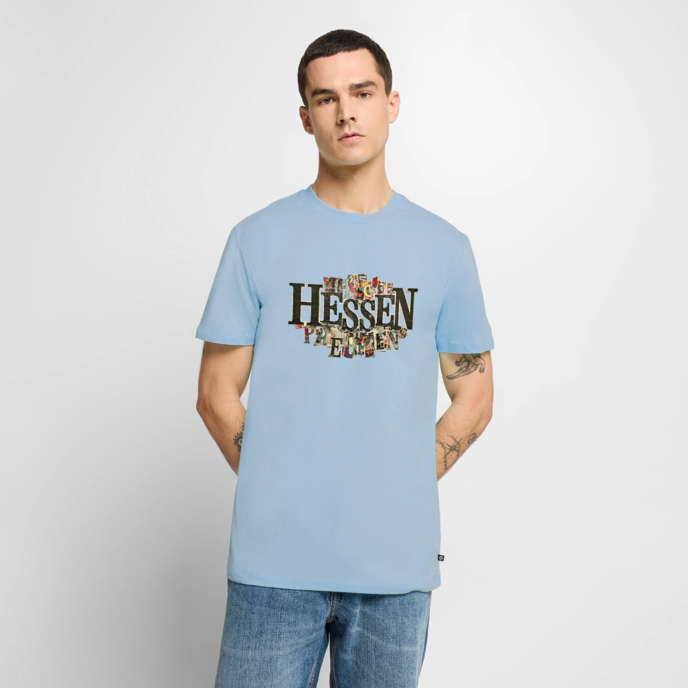 Hessen Collage - Männer Premium T-Shirt - Hellblau