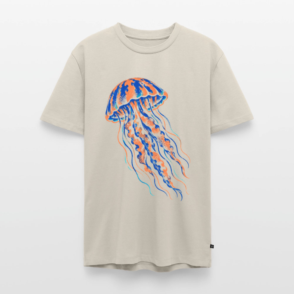 Jellyfish Ink – Männer Premium T-Shirt - Beige