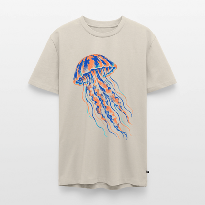 Jellyfish Ink – Männer Premium T-Shirt - Beige