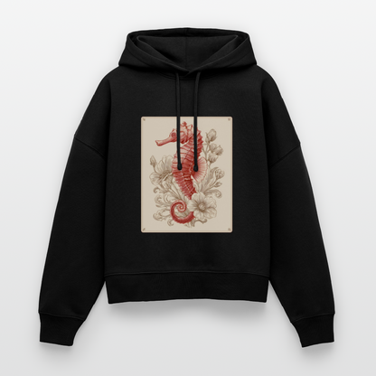 Vintage Seepferdchen - Stanley/Stella Boxy Frauen Bio Hoodie Nora - by Artful Alchemist