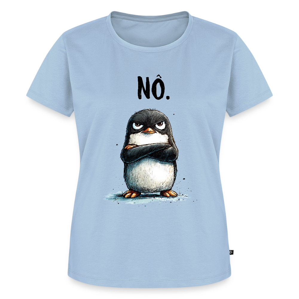 Grumpy Penguin – „NÖ.“ - Frauen Premium T-Shirt - by Artful Alchemist