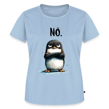 Grumpy Penguin – „NÖ.“ - Frauen Premium T-Shirt - by Artful Alchemist