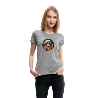 Gruseliges Skelett als Astronaut - Frauen Premium T-Shirt - by Artful Alchemist