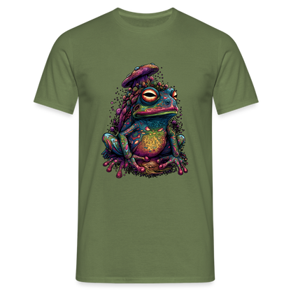 Trippy Pilz Frosch - Psychedelisches Motiv - Männer T-Shirt - by Artful Alchemist