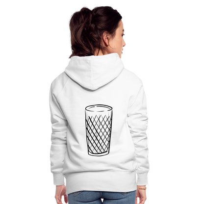 Frankfurter Geripptes - Äpplerglas - Hessisch Mundart - Frauen Premium Hoodie - by Artful Alchemist