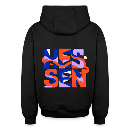 Hessen Color – Oversized Heavyweight Unisex Hoodie - Schwarz
