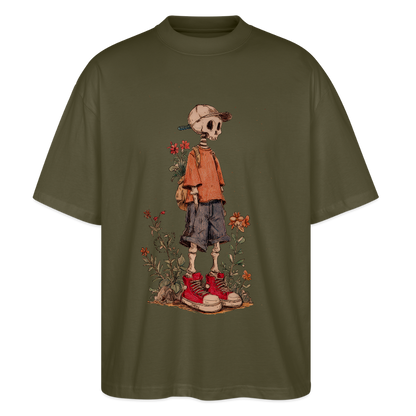 Skeleton Boy - Stanley/Stella Oversized Unisex Bio T-Shirt Blaster - by Artful Alchemist