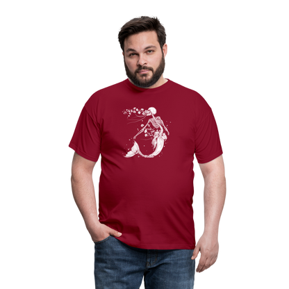 Florale Skelett Meerjungfrau - Männer T-Shirt - by Artful Alchemist
