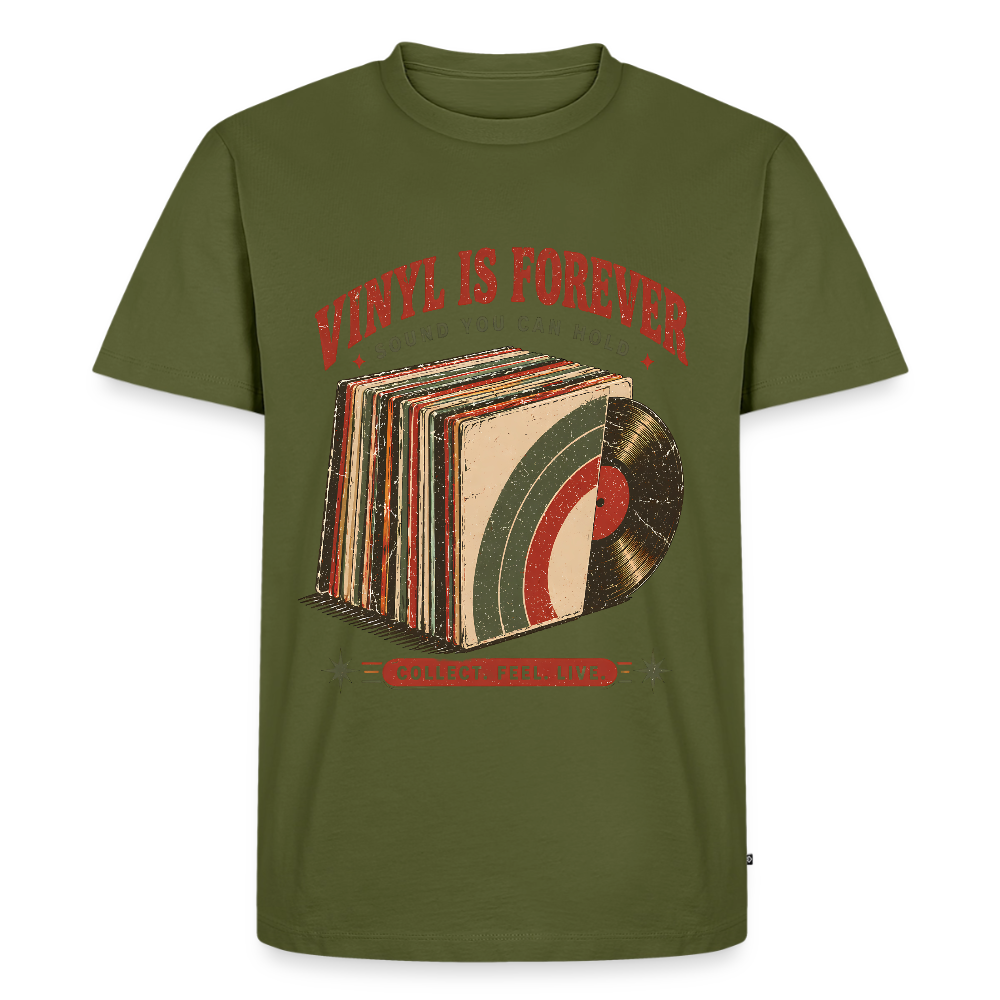 Vinyl Is Forever – Sound You Can Hold - Männer Premium T-Shirt - by Artful Alchemist