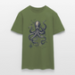 Steampunk Oktopus - Männer T-Shirt - Militärgrün