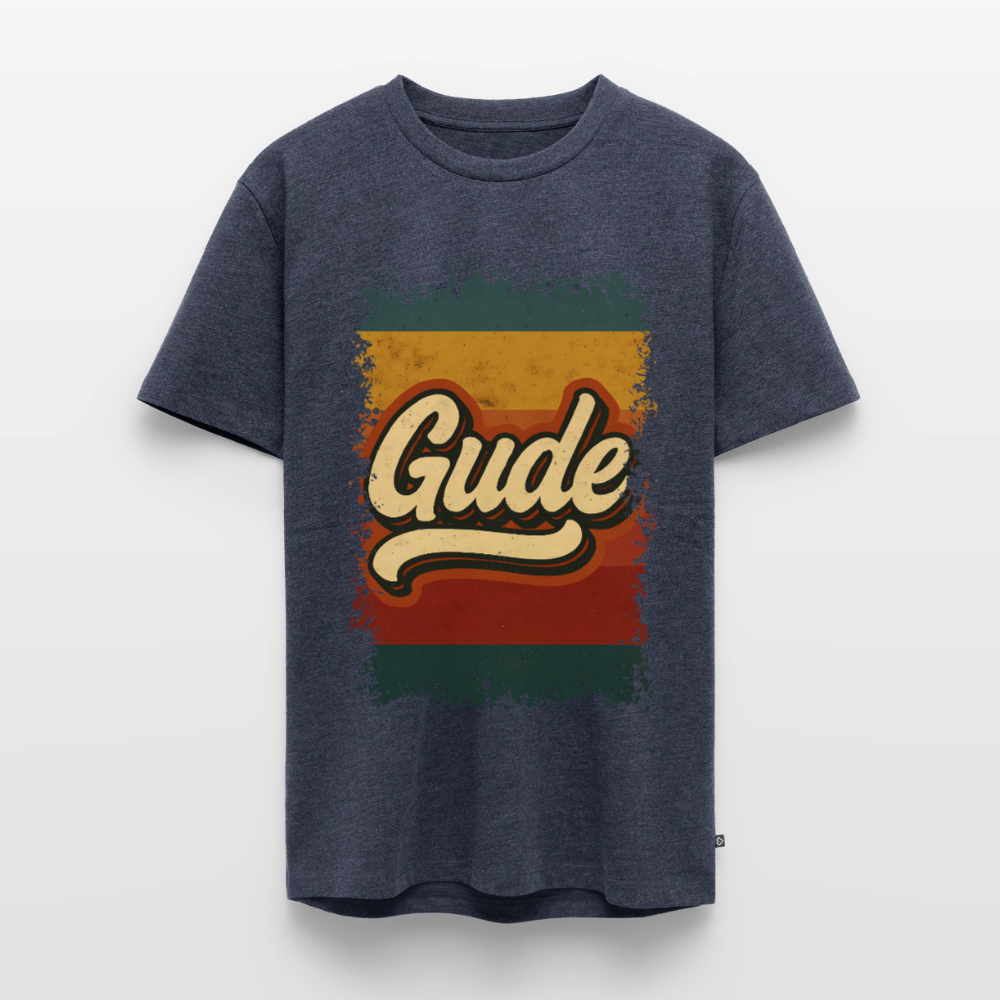 GUDE Shirt - Männer Premium T-Shirt - Jeansblau 