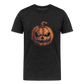 Gruseliger Horror Kürbis -Happy Halloween - Männer Premium T-Shirt - Anthrazit