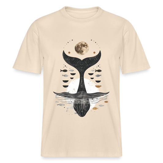 Moonwhale - Spirit of the Sea - Stanley/Stella Relaxed Fit Unisex Bio-T-Shirt Sparker - Weißgrau