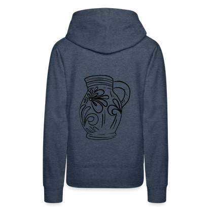 Frankfurter Bembel - Hessisch Mundart - Frauen Premium Hoodie - by Artful Alchemist