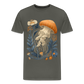Florale Qualle - Männer Premium T-Shirt - Asphalt