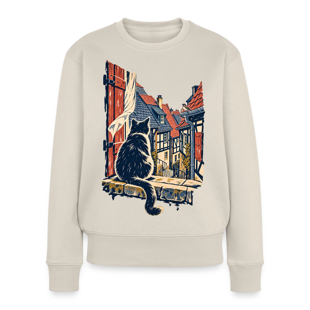 Altstadt-Katze – Frauen Premium Pullover - by Artful Alchemist
