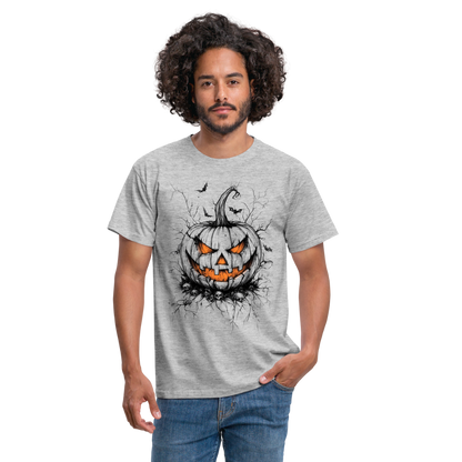 Gruseliger Horror Kürbis - Halloween Motiv - Männer T-Shirt - by Artful Alchemist