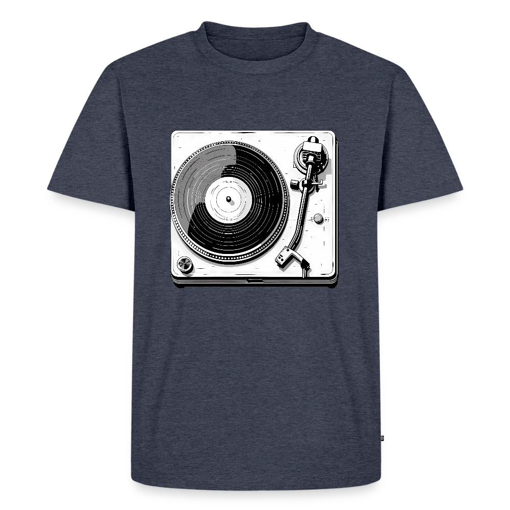 Analog Soul – Classic Vinyl Turntable - Männer Premium T-Shirt - by Artful Alchemist